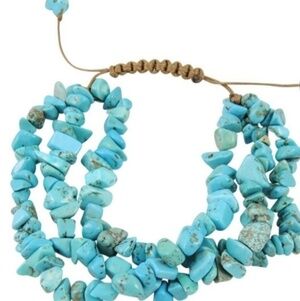 Turquoise  nugget‎ boho bracelet.NWT
